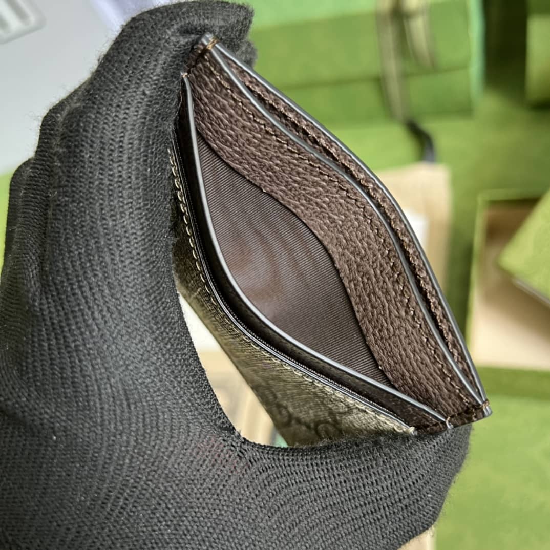 Gvc*1 Star Bananya Print Card Case Brown 701064 Replica Wallet