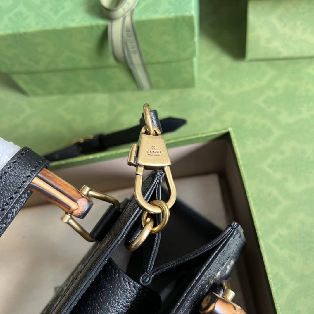 Gvc*1 Diana Mini Black 655661 Replica Tote Bag