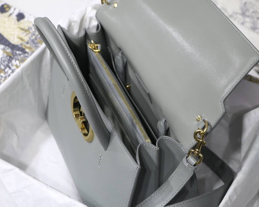 Chr1st1an D10r Box Calfskin Large St. Honore Tote