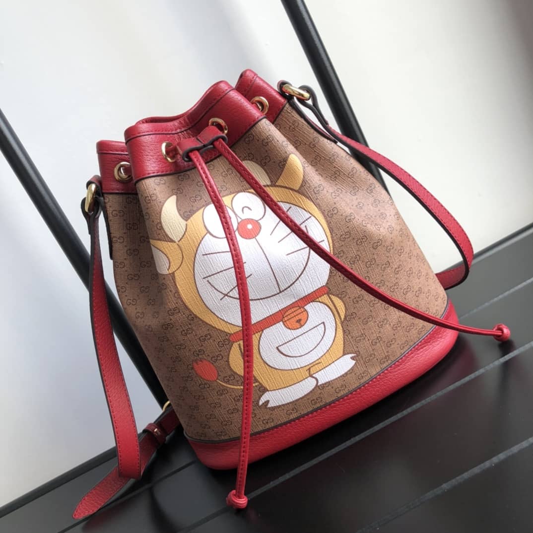 Gvc*1 x Doraemon Small Bucket Bag Replica 655597