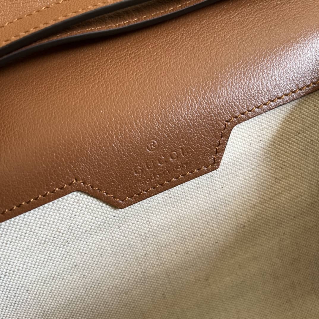 Gvc*1 GG Large Top Handle Bag With Bamboo 675795 Replica