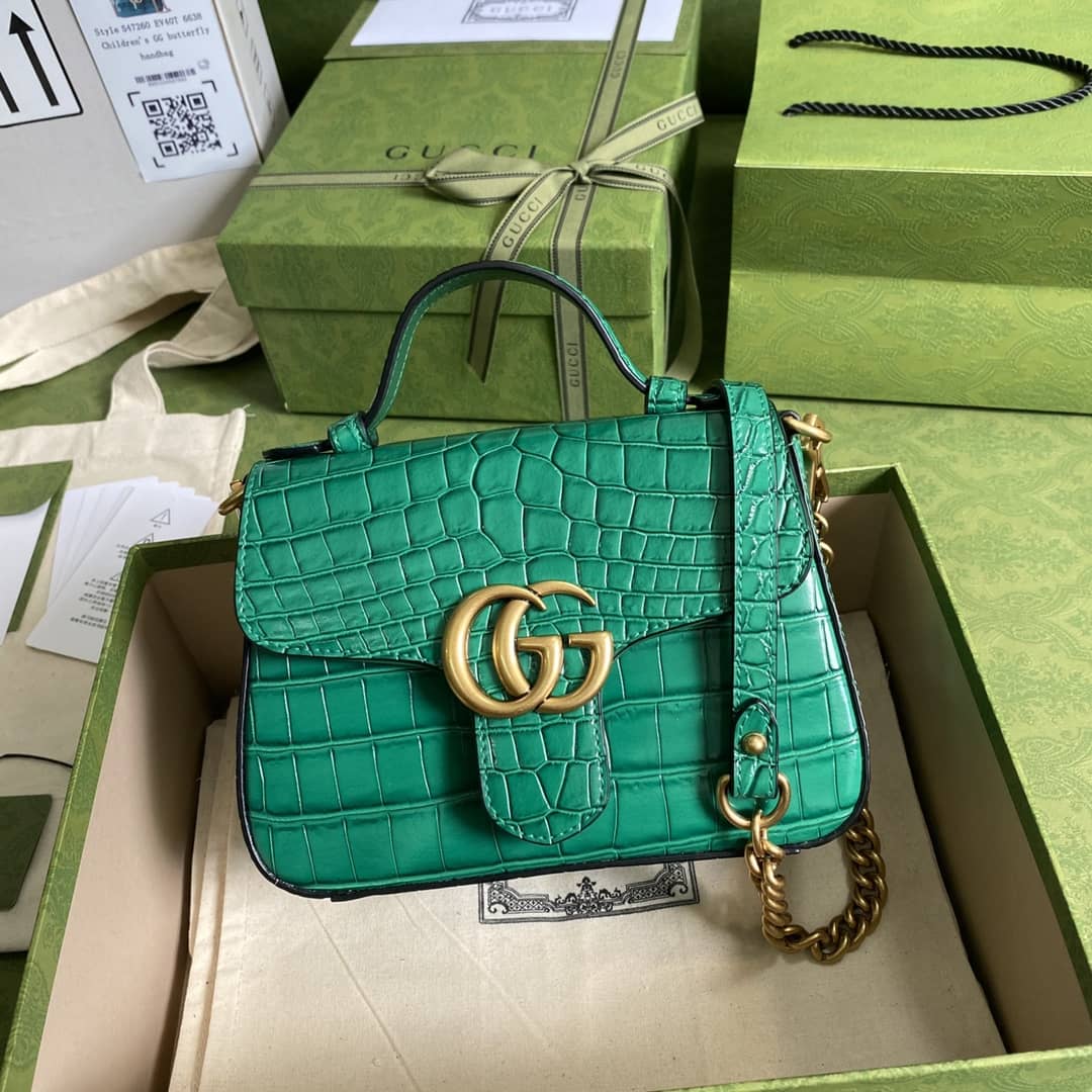 Gvc*1 Marmont GG Mini Top Handle Bag Replica 547260