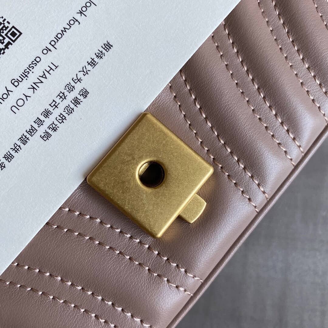 Gvc*1 GG Marmont Matelasse Shoulder Bag Replica Pink 443497