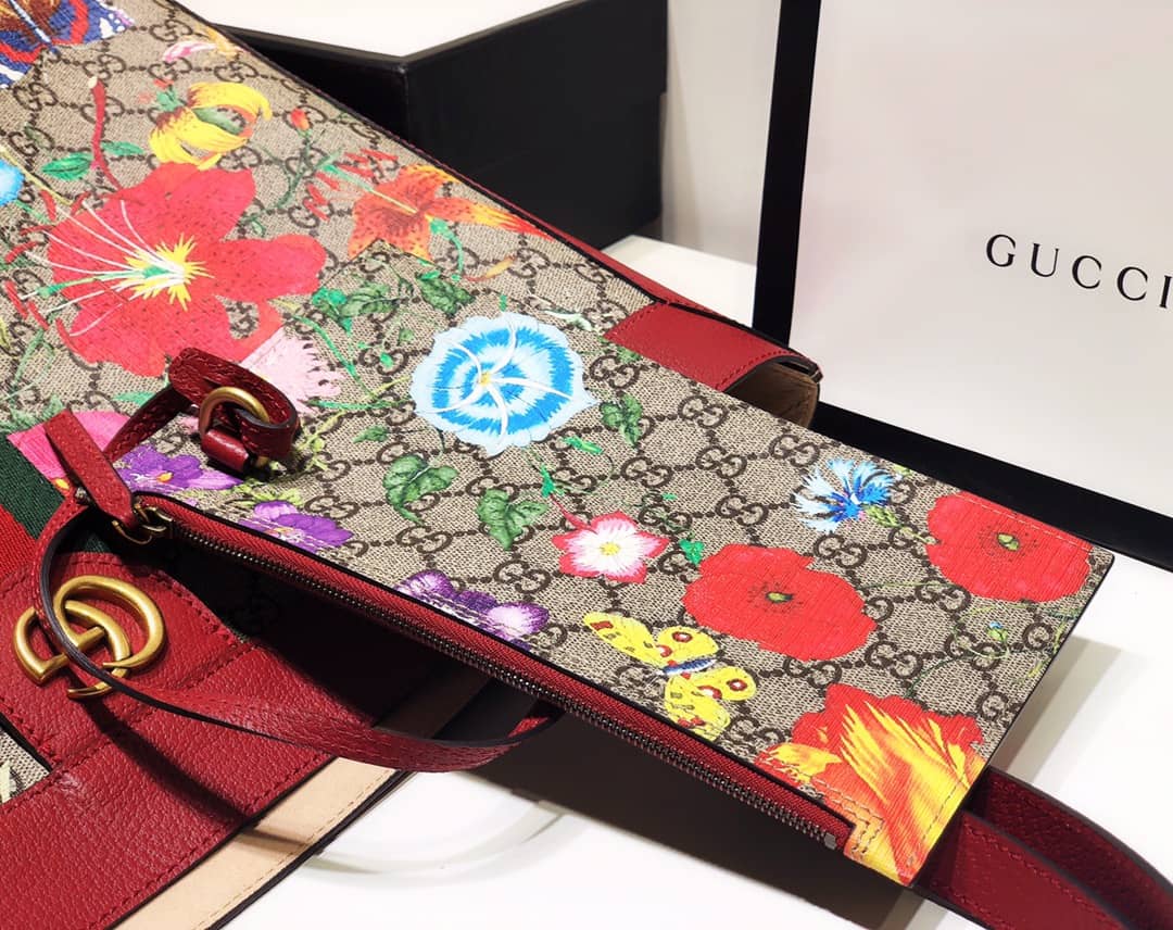 Gvc*1 Ophidia Web Soft GG Svp*me Replica Tote Red 547947