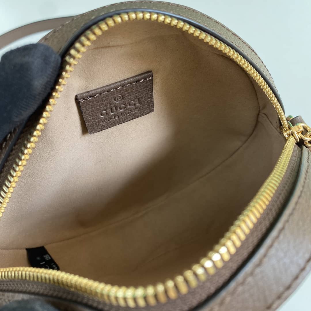 Gvc*1 Ophidia Mini GG Round Shoulder Bag Replica 550618