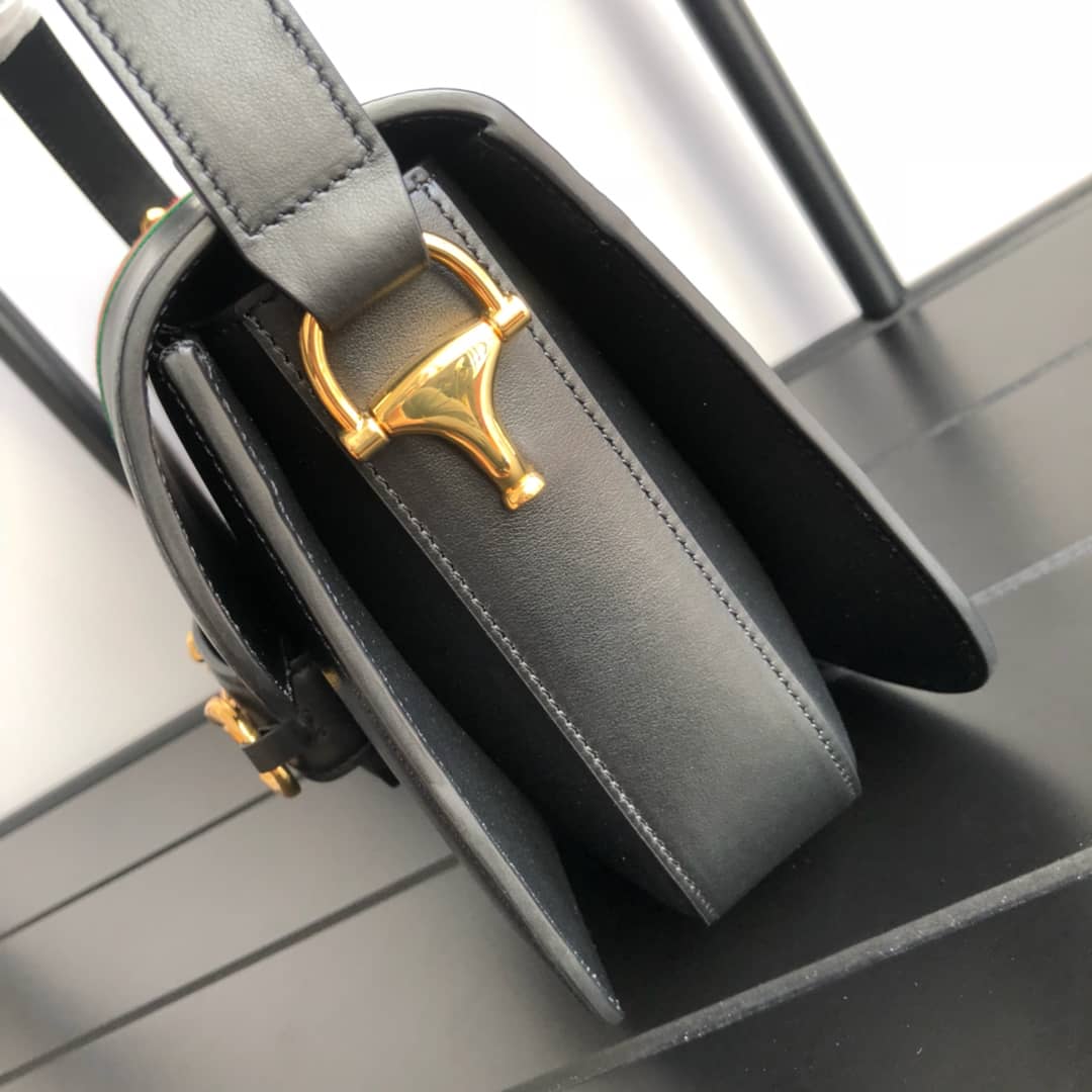 Gvc*1 Horsebit 1955 Shoulder Bag Replica Black 602204