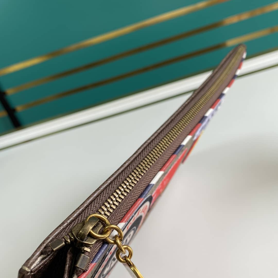 Gvc*1 GG Svp*me Monogram Courrier Zip Pouch Replica 473915