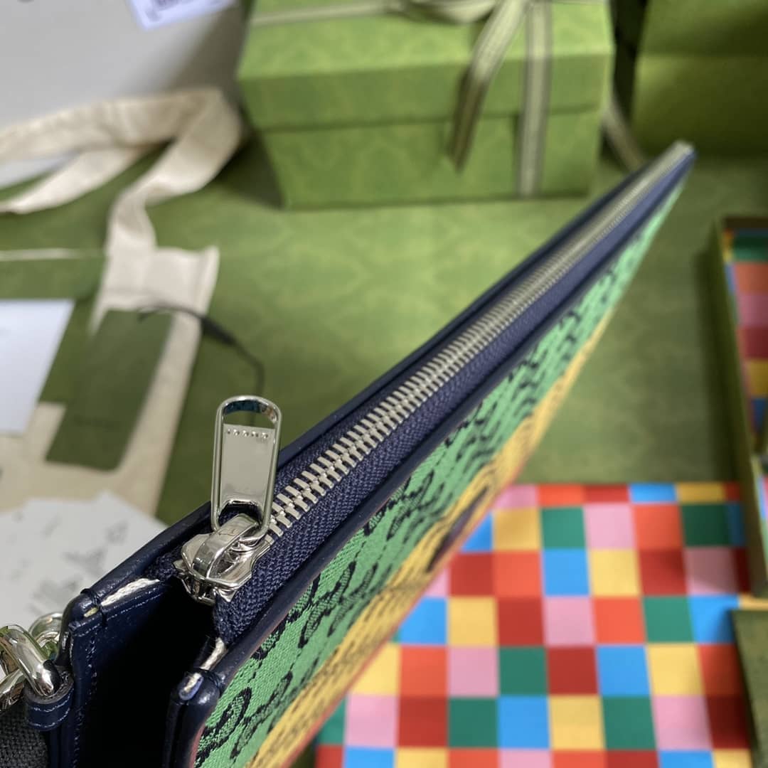 Gvc*1 Purse Dupes Multicolor Canvas GG Pouch657581