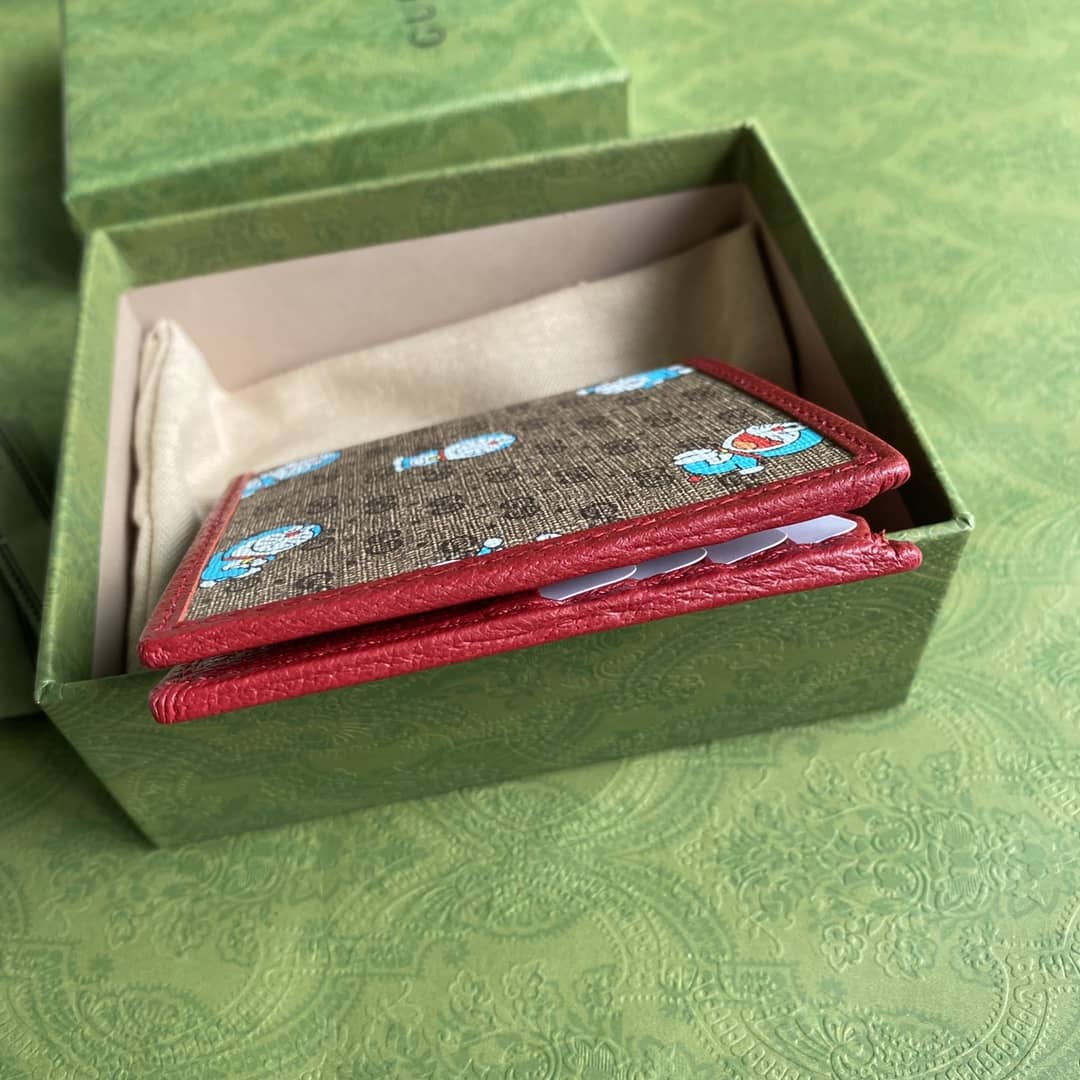 Gvc*1 X Doraemon Bi-Fold Wallet Replica 647802
