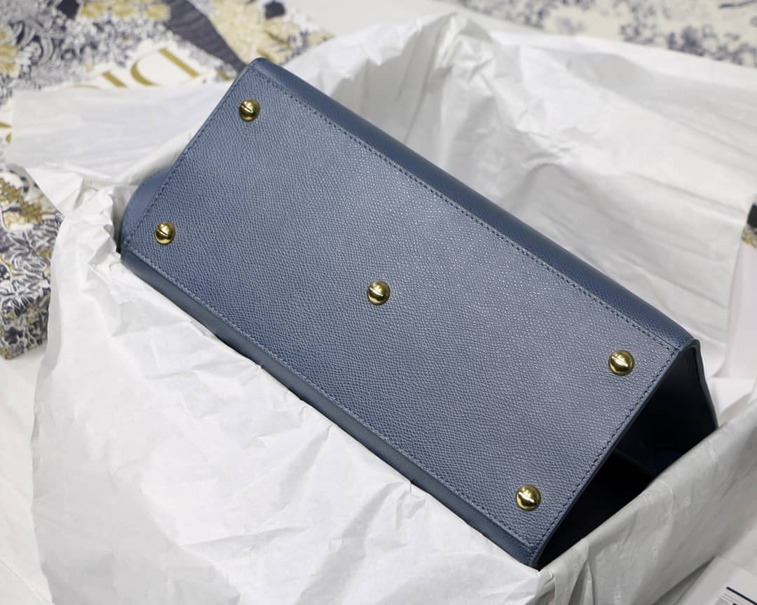 Chr1st1an D10r Box Calfskin Large St. Honore Tote