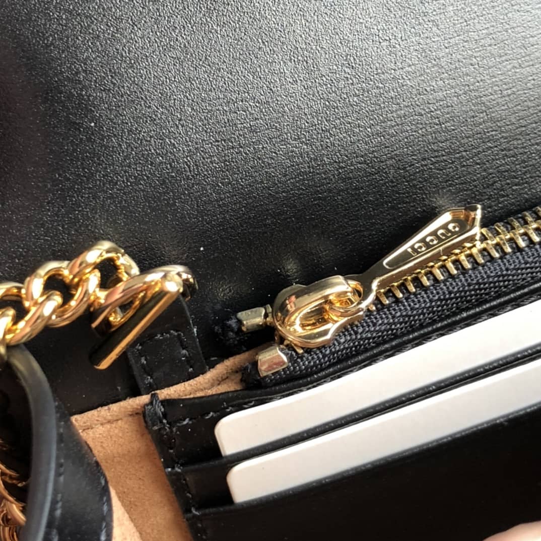 Gvc*1 Horsebit Bag Dupe 1955 Wallet With Chain Bag Replica 614381