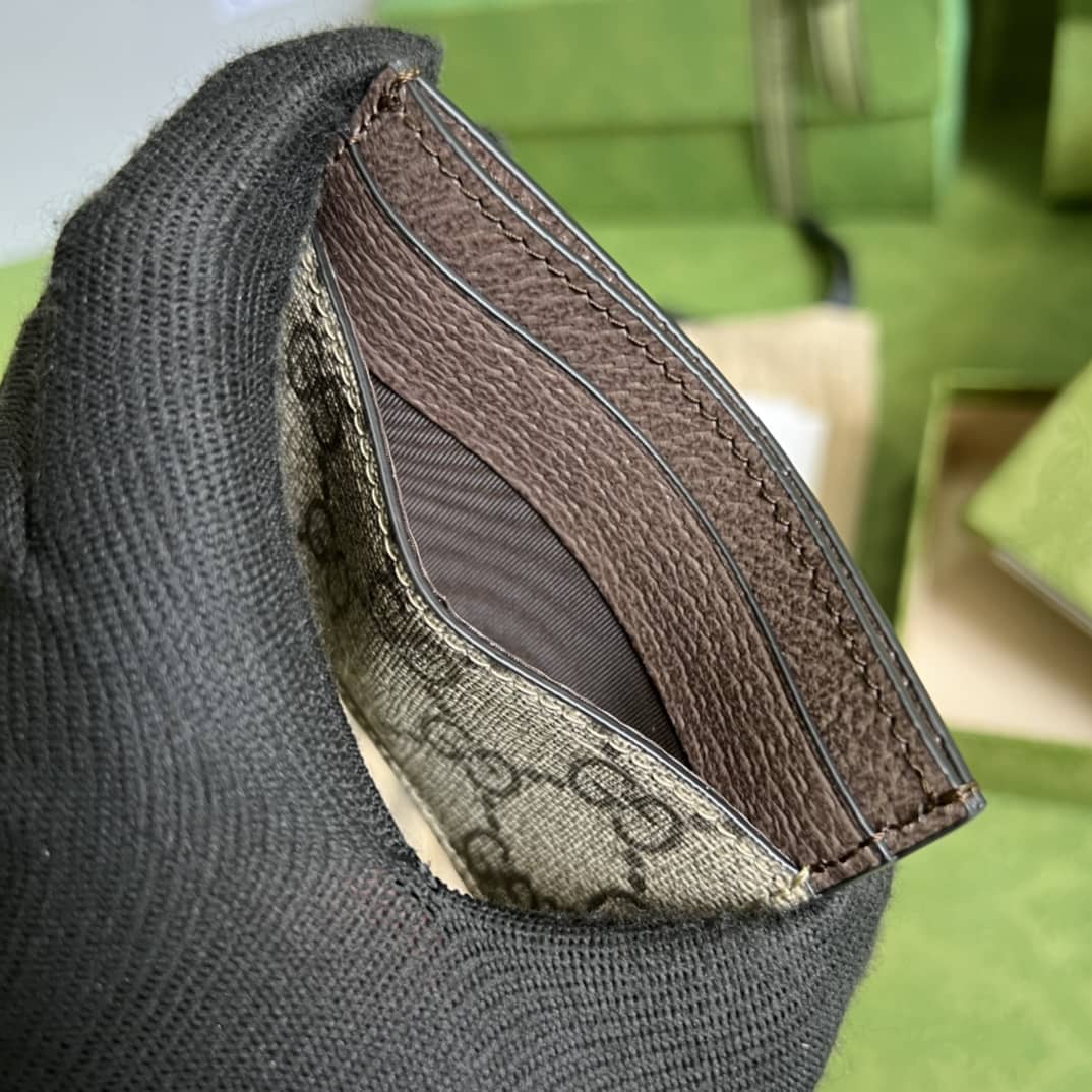 Gvc*1 Star Bananya Print Card Case Brown 701064 Replica Wallet