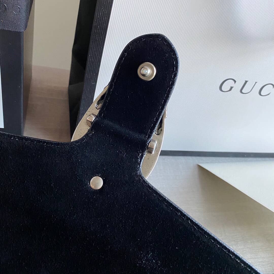 Gvc*1 Dionysus Dupe GG Svp*me Dionysus Chain Replica Shoulder Bag Gray Black 400249