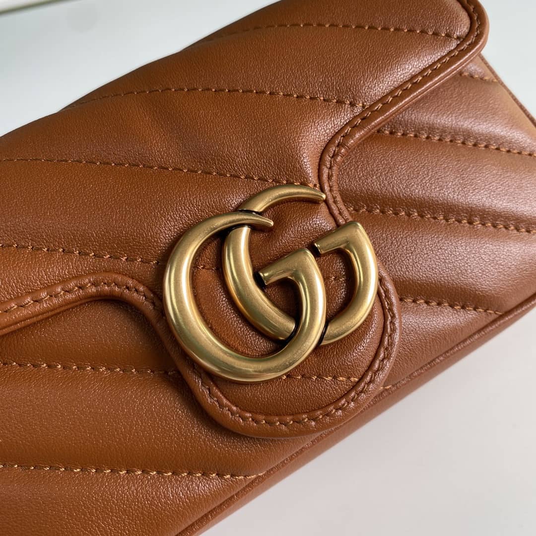 Gvc*1 GG Marmont Matelassé Mini Crossbody Bag Replica 476433