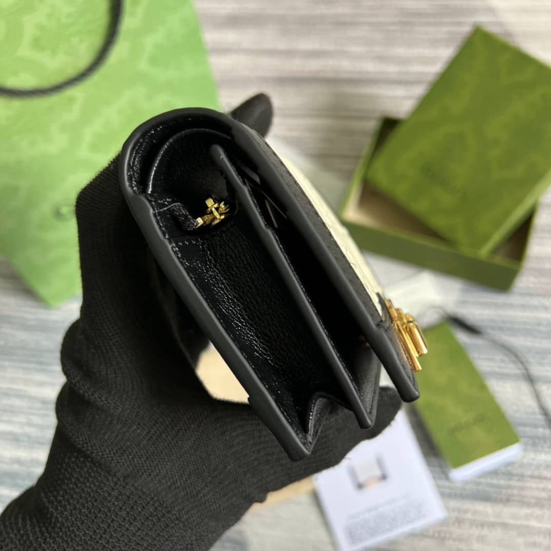 Gvc*1 GG Card Case Wallet White 676150 Replica