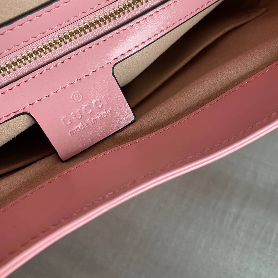 Gvc*1 GG Jackie 1961 Small Hobo Shoulder Bag Replica Pink 636709