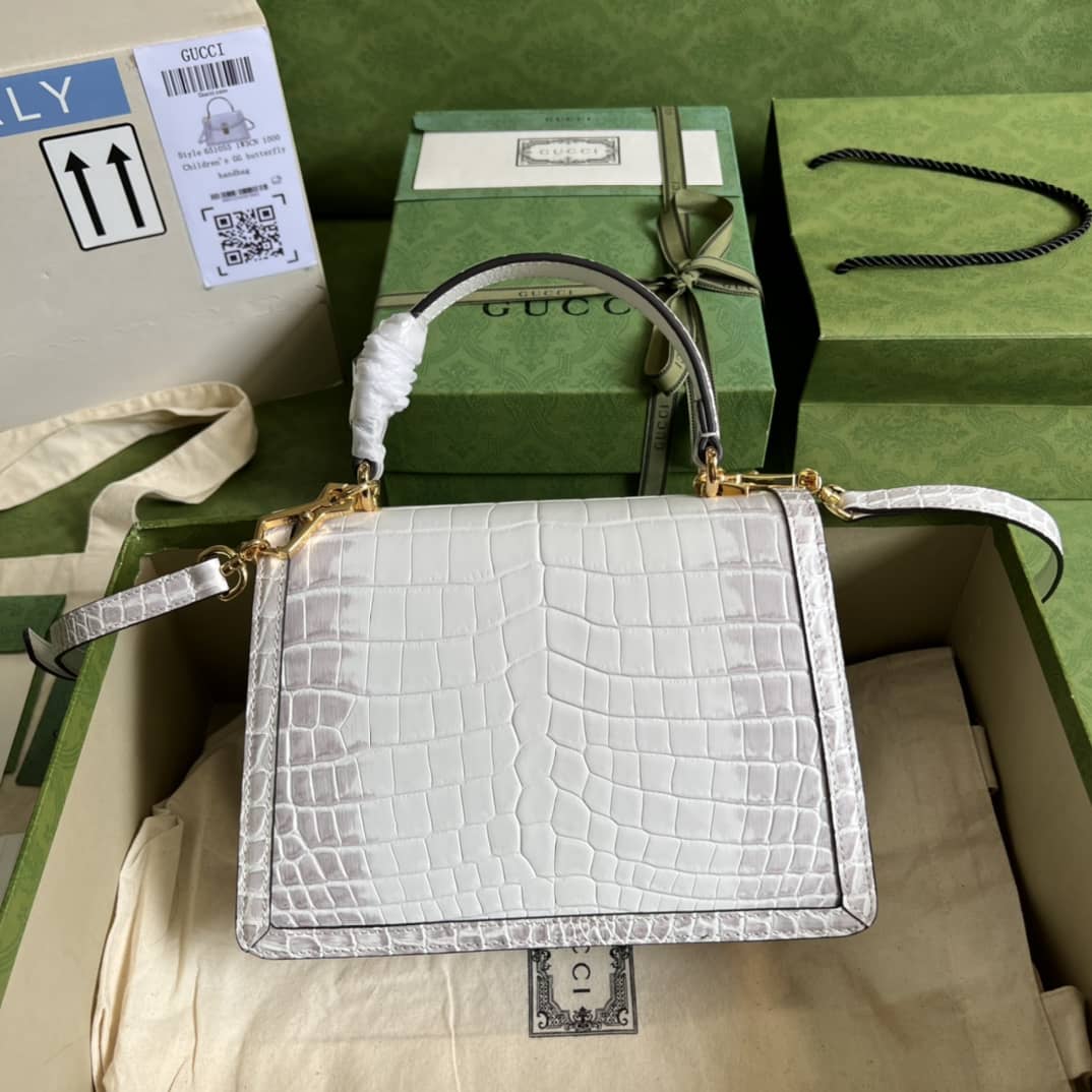 Gvc*1 Ophidia Small Top Handle Shoulder Bag With Web 651055 Replica