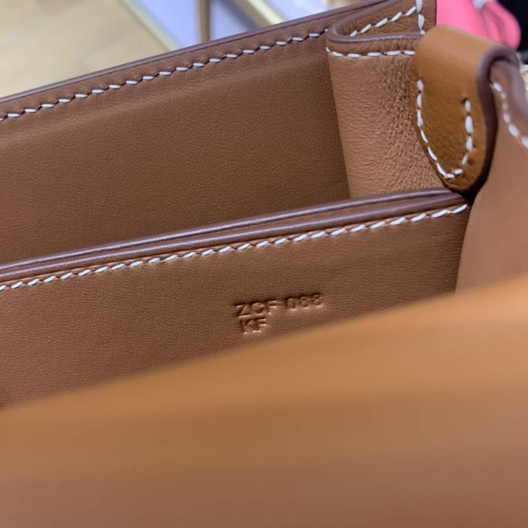 H**me5 Roulis Mini Sac Evercolor Calfskin Leather Crossbody Bag