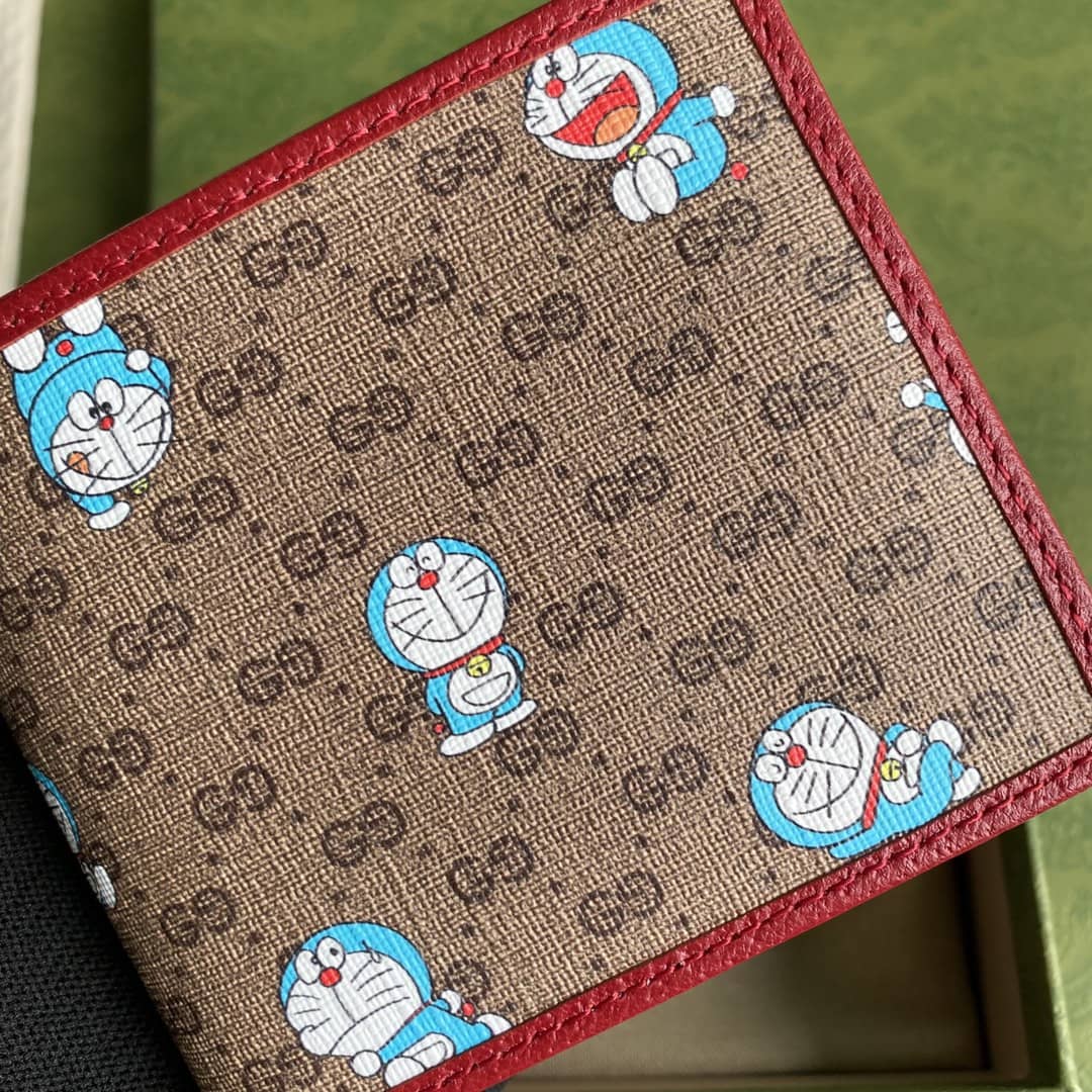 Gvc*1 X Doraemon Bi-Fold Wallet Replica 647802