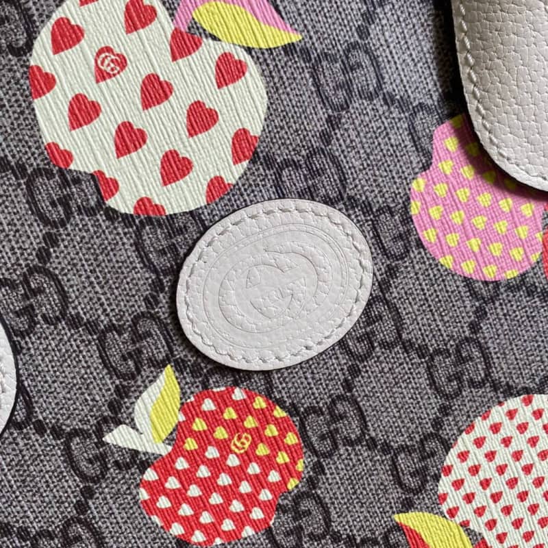 Gvc*1 Canvas GG Svp*me Small Tote Replica Gray 659983