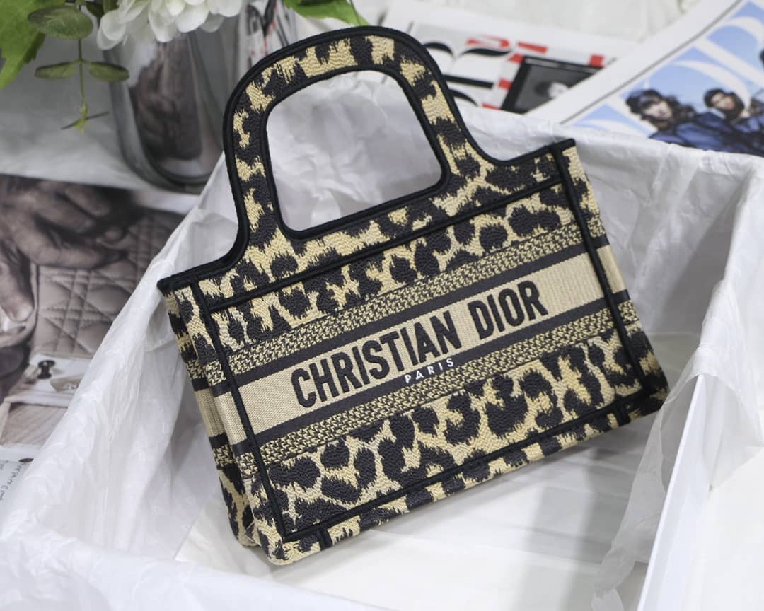 Chr1st1an D10r CD Book Embroidery Replica Tote