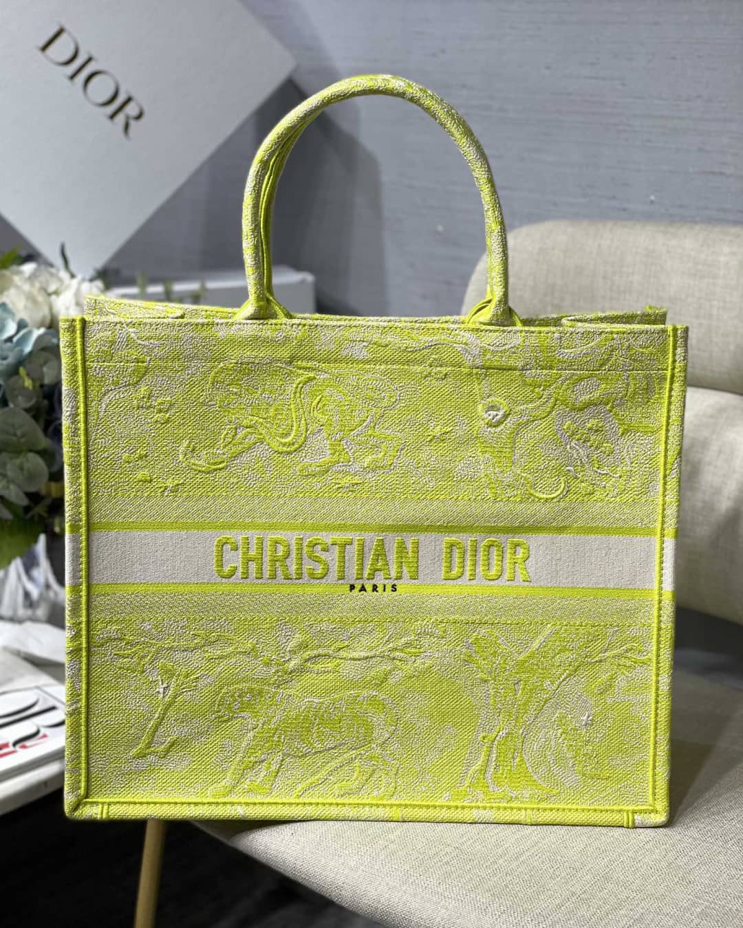 Chr1st1an D10r Tote Bag Dupe CD Book Embroidery
