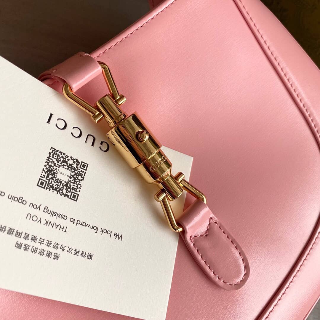 Gvc*1 GG Jackie 1961 Small Hobo Shoulder Bag Replica Pink 636709