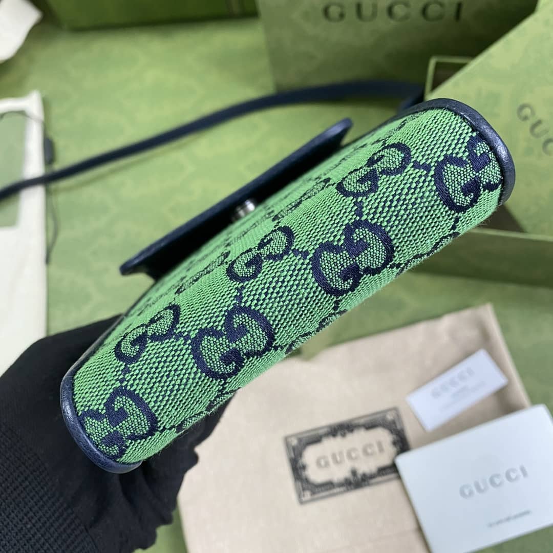 Gvc*1 GG Multicolor Mini Phone Bag Replica 657582