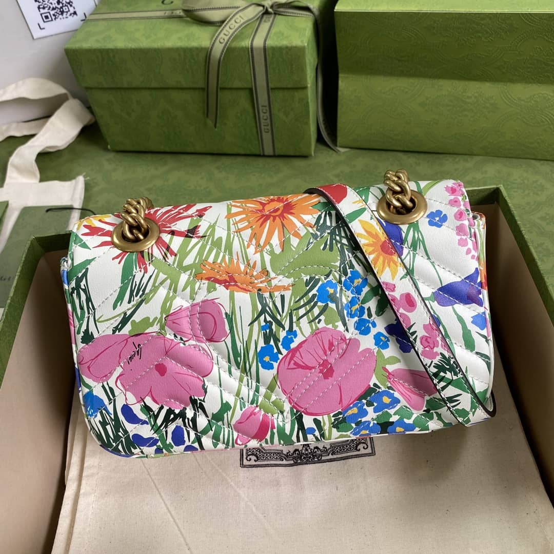 Gvc*1 Marmont GG Matelasse Leather Mini Shoulder Bag Replica 446744