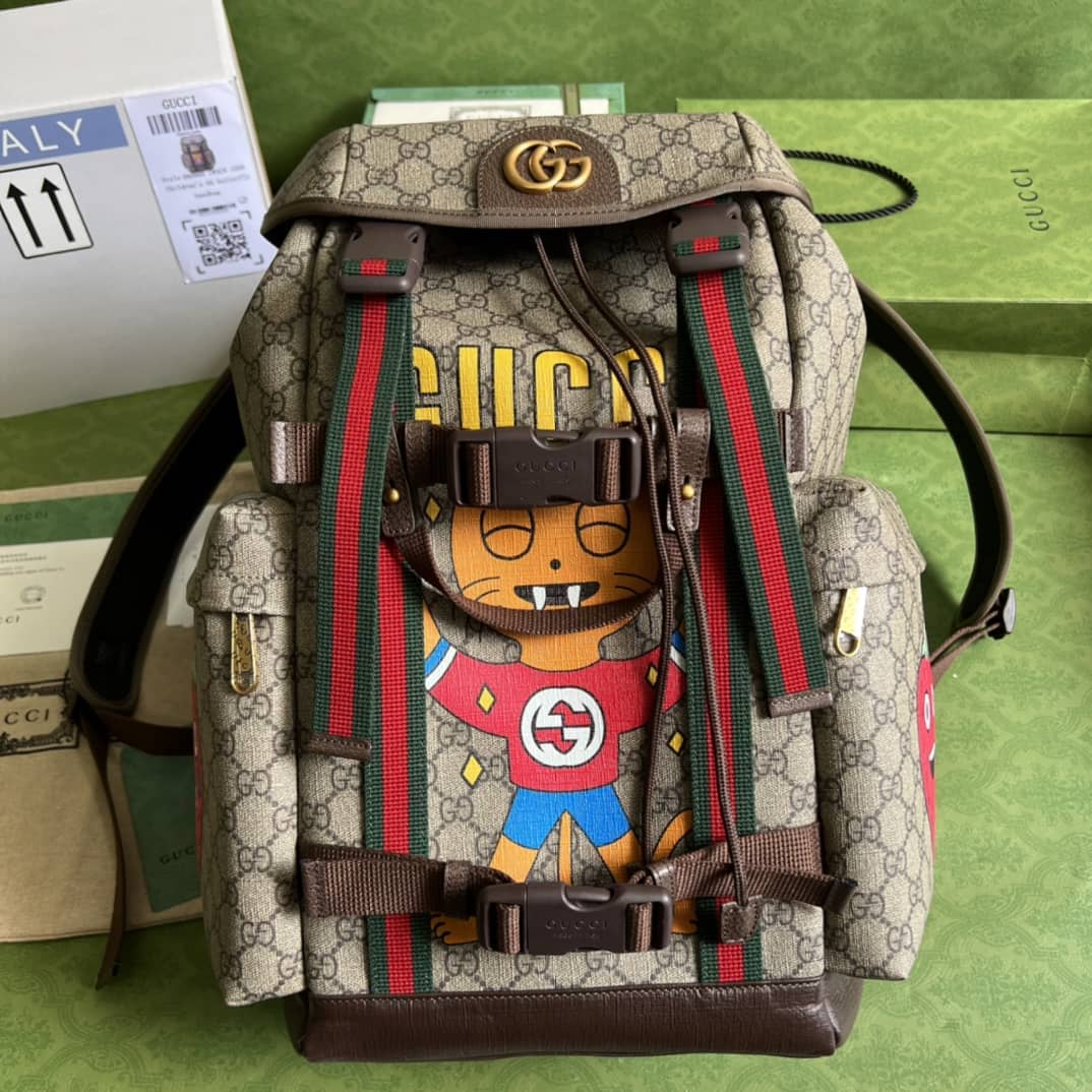 Gvc*1 Webbing GG Skateboard 690999 Replica Backpack