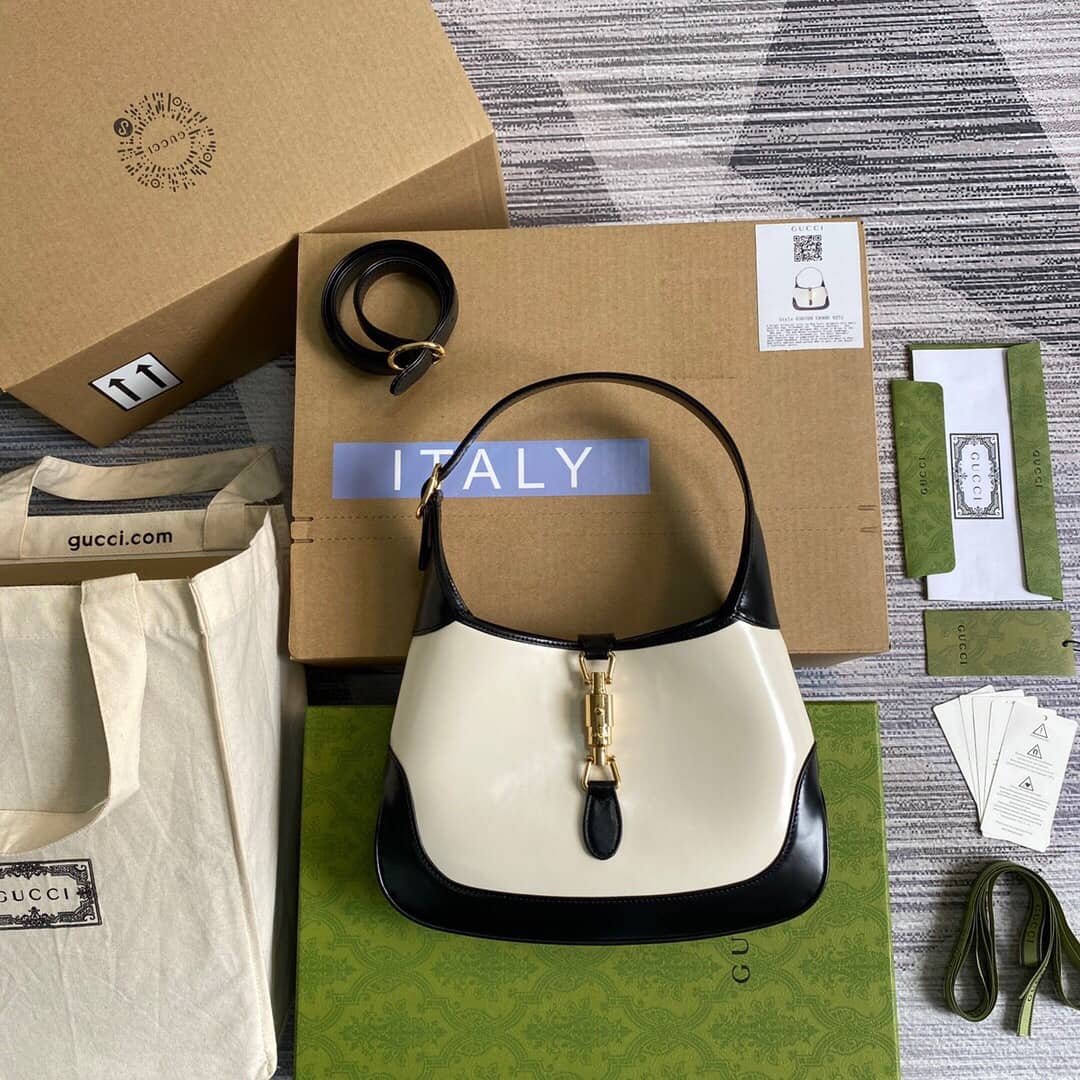 Gvc*1 GG Jackie 1961 Mini Shoulder Bag Replica White 637092