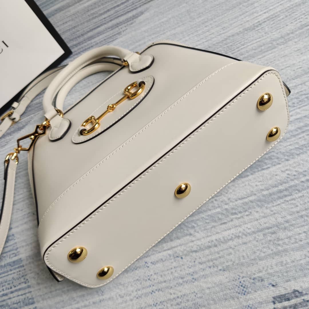 Gvc*1 1955 Horsebit Polkadot Handle Bag Replica 621220