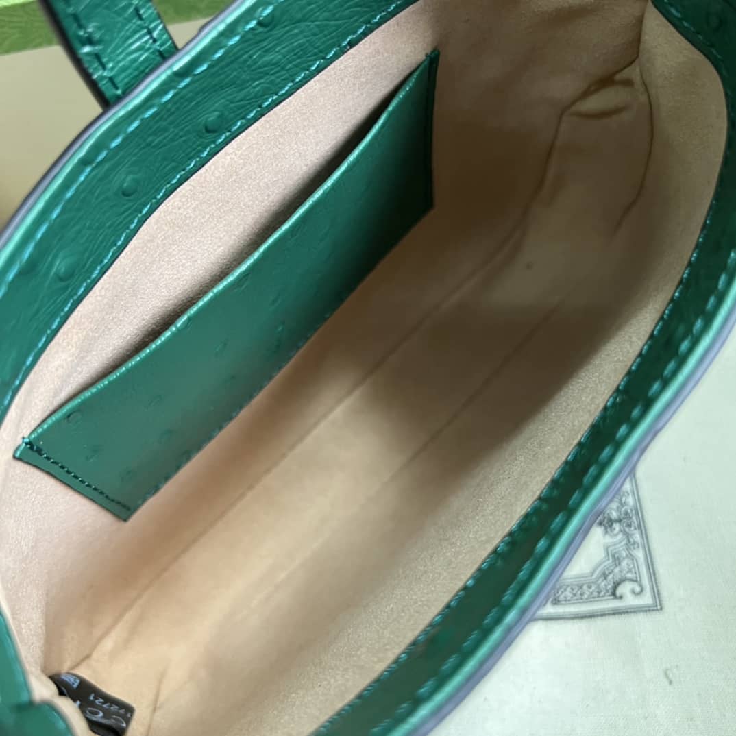 Gvc*1 Jackie 1961 Ostrich Mini Hobo 637091 Replica Shoulder Bag