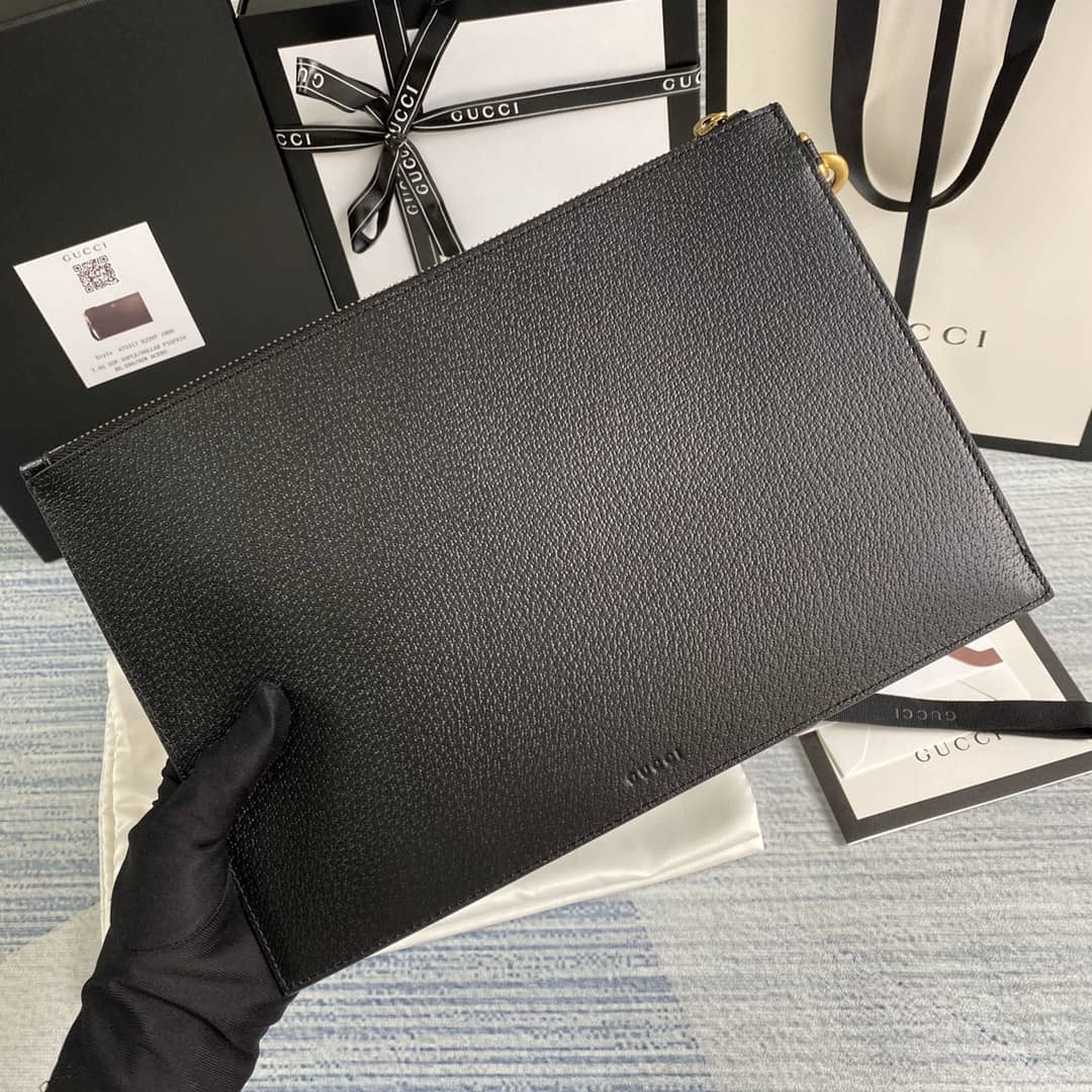 Gvc*1 GG Marmont Leather Pouch Replica 475317