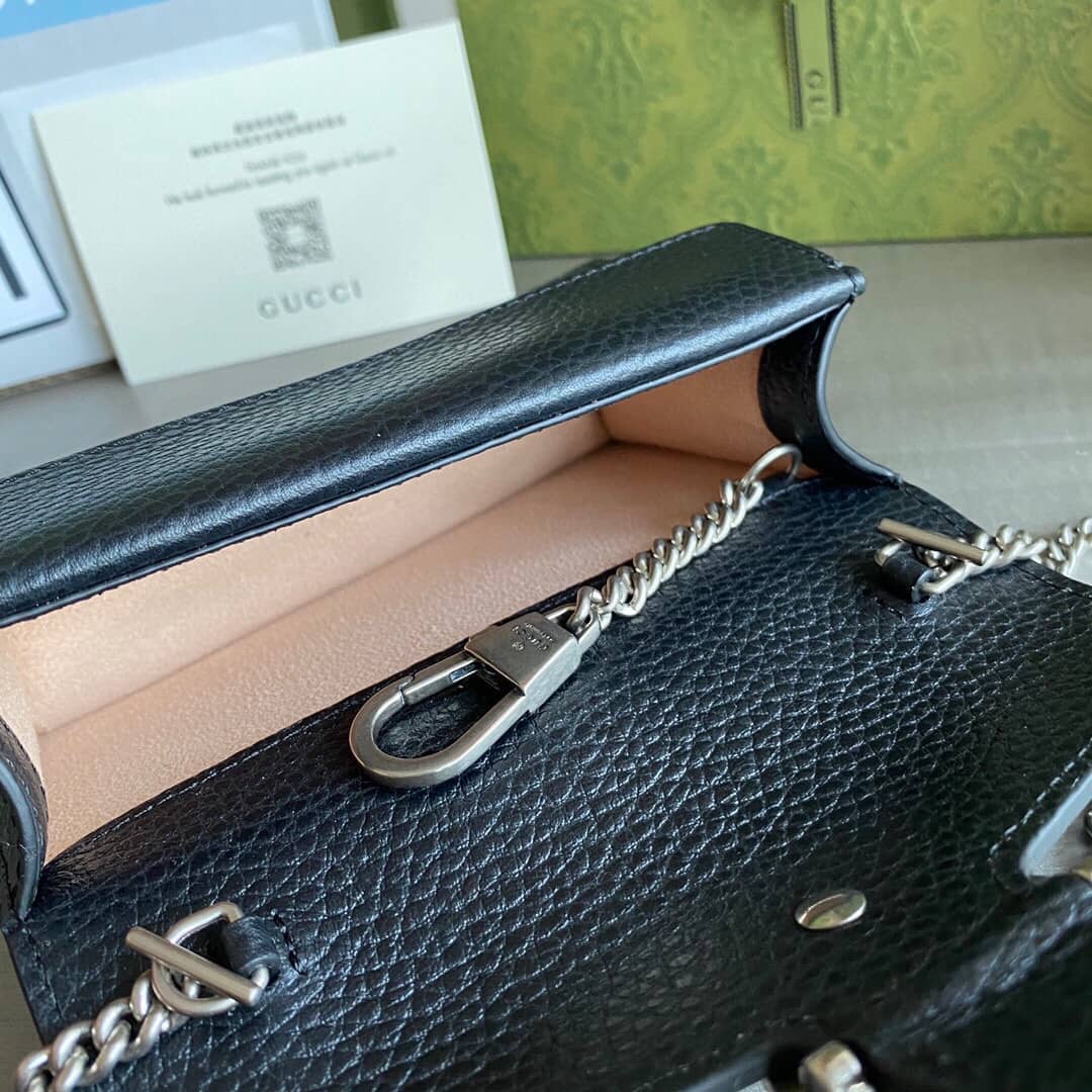 Gvc*1 Dionysus GG Svp*me S*per Mini Bag Replica Black 476432