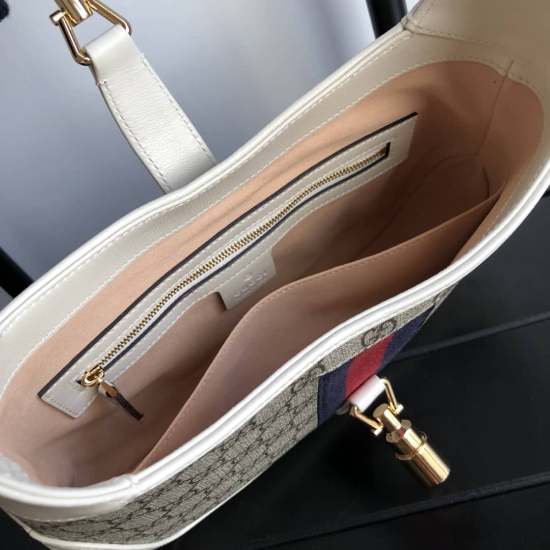 Gvc*1 GG Jackie 1961 Mini Shoulder Bag Replica Gray 637092