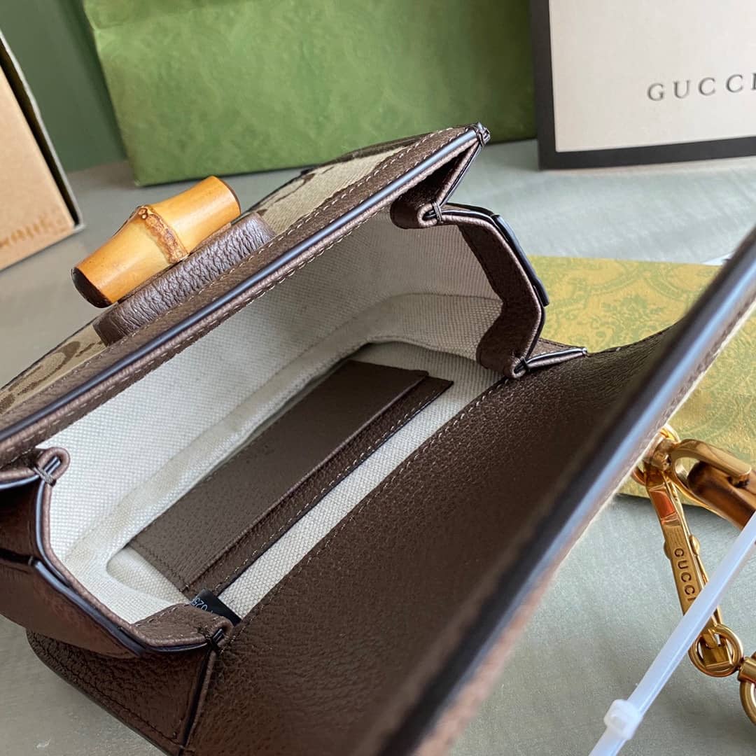 Gvc*1 Bamboo 1947 Mini Top Handle Crossbody Bag 686864 Replica