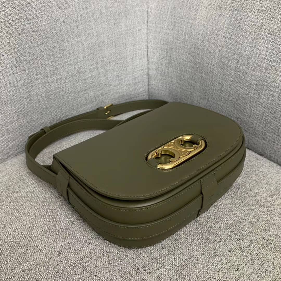 Ce1i*e Triomphe Bag Dupe  Medium Maillon Triomphe Calfskin Replica Bag