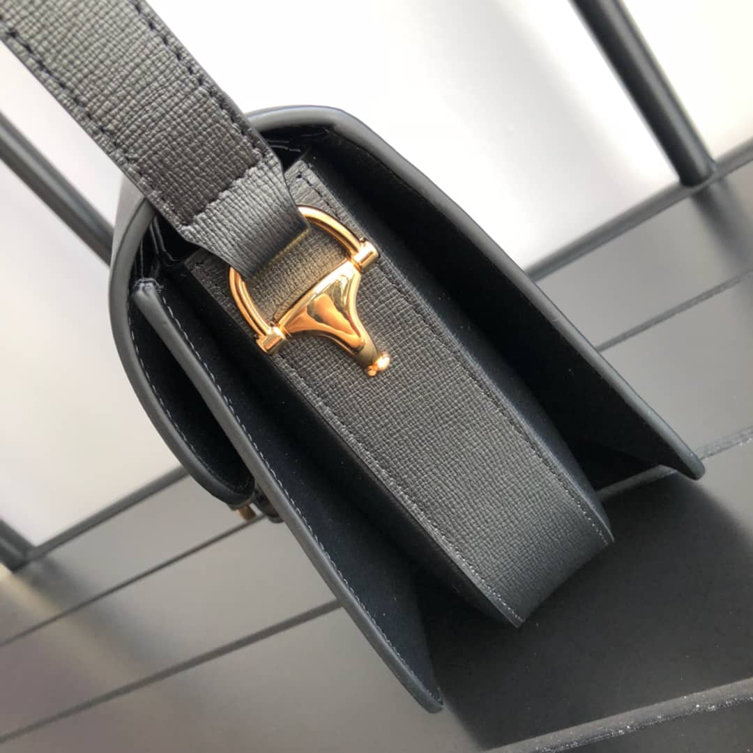 Gvc*1 Horsebit 1955 Shoulder Bag Replica Black 602204