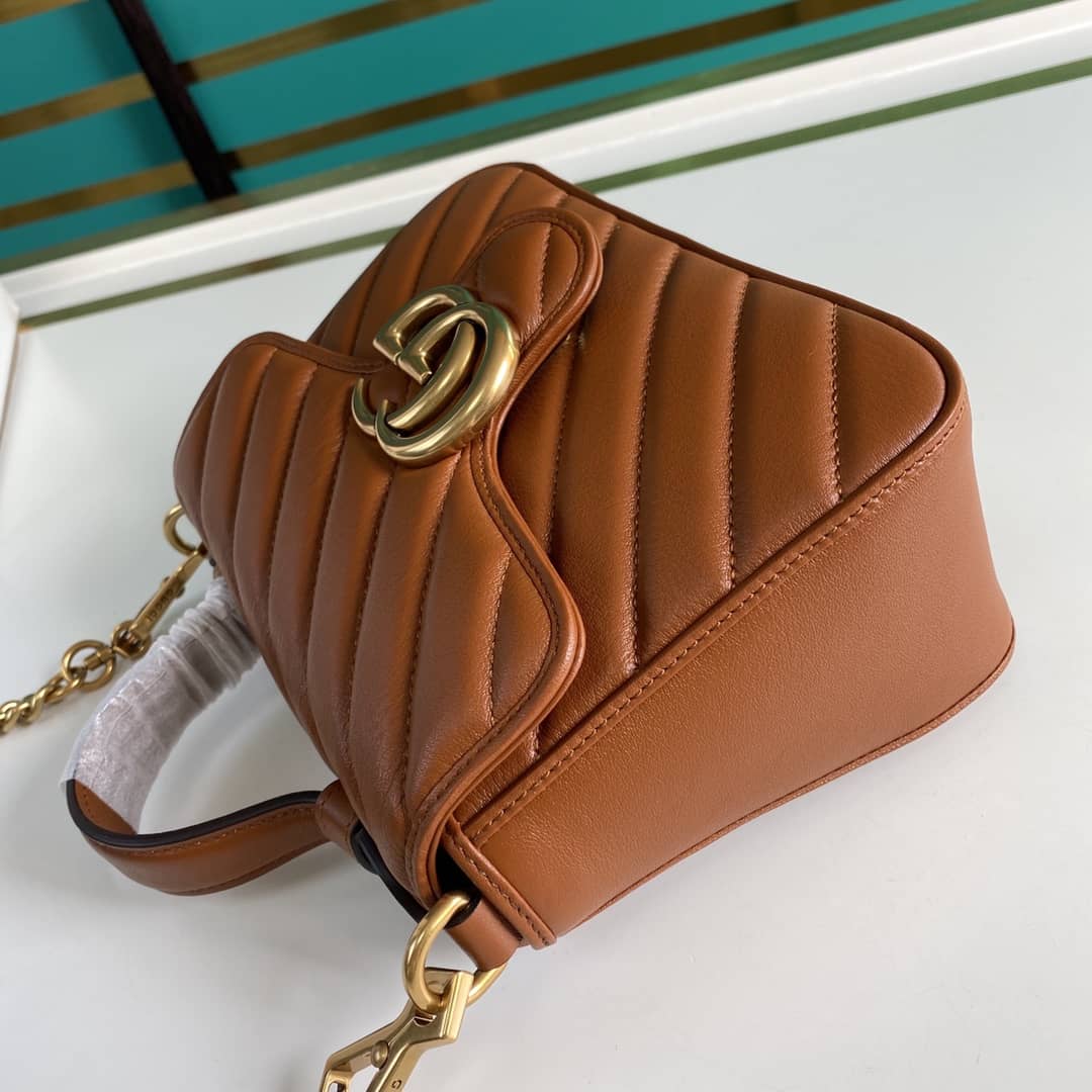 Gvc*1 Marmont GG Mini Top Handle Bag Replica 583571