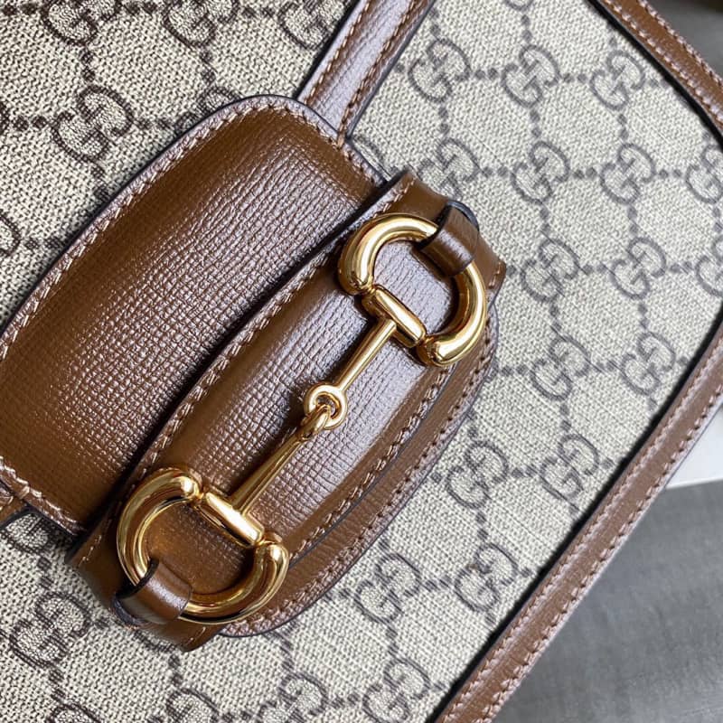 Gvc*1 Horsebit 1955 Shoulder Bag Replica Brown 602204