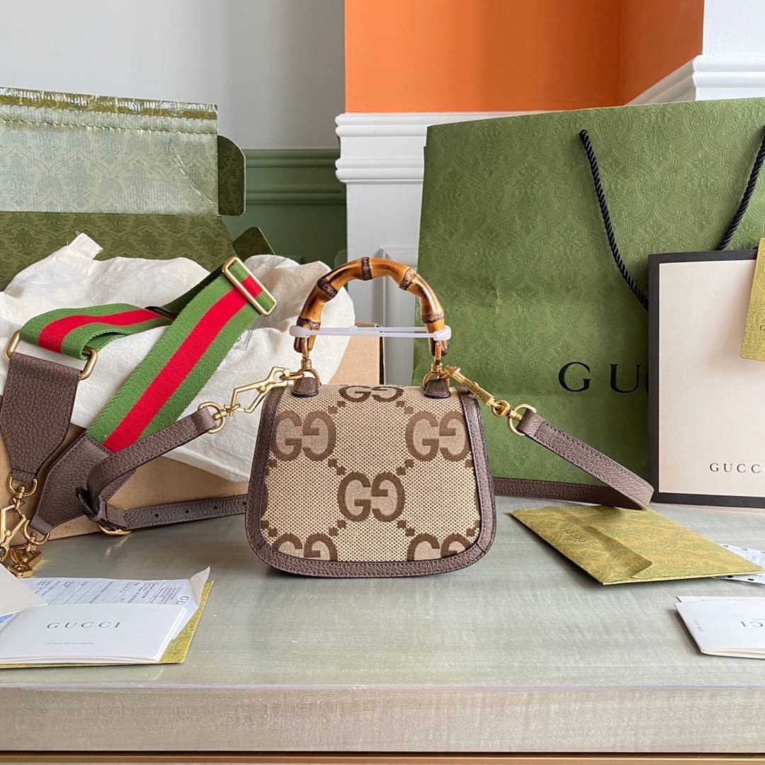 Gvc*1 Bamboo 1947 Mini Top Handle Crossbody Bag 686864 Replica