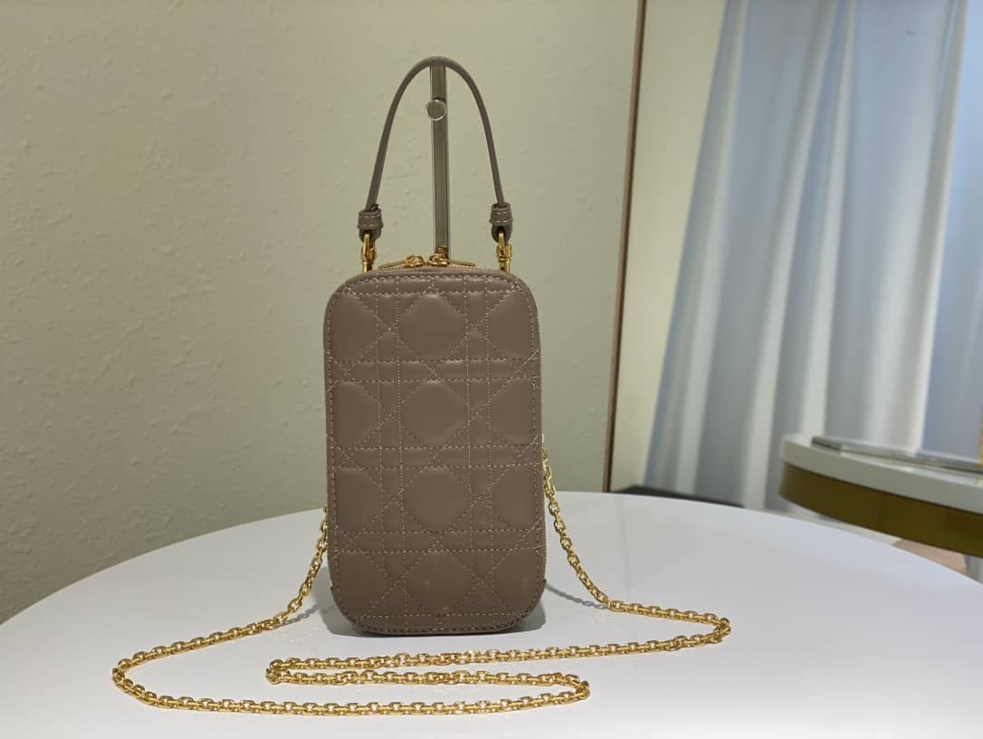 Lady D10r Dupe Lambskin 18CM Phone Holder