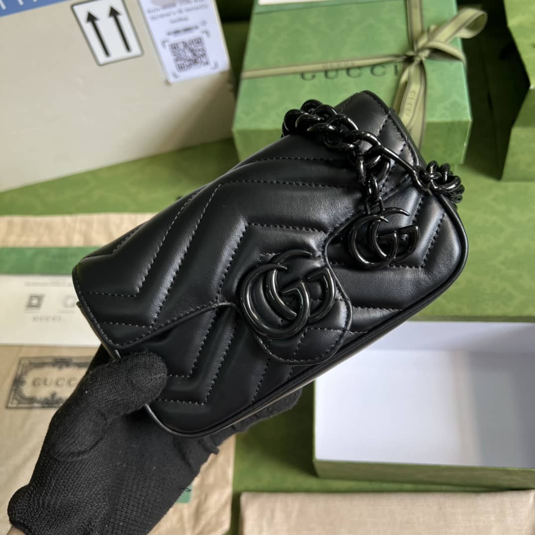 Gvc*1 GG Marmont Belt Bag 699757 Replica Crossbody Bag