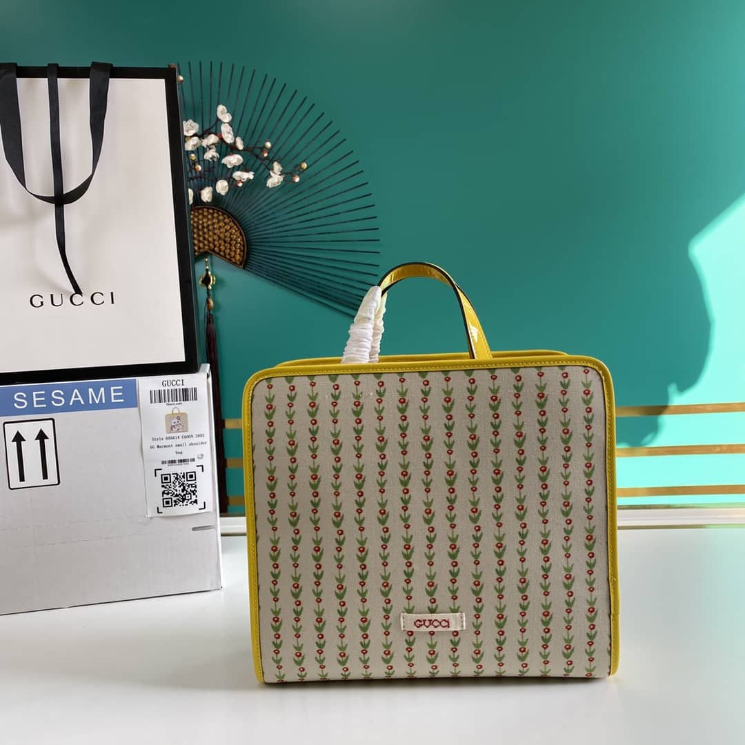 Gvc*1 GG Printed Multicolor Kids Girl Tote Replica 605614