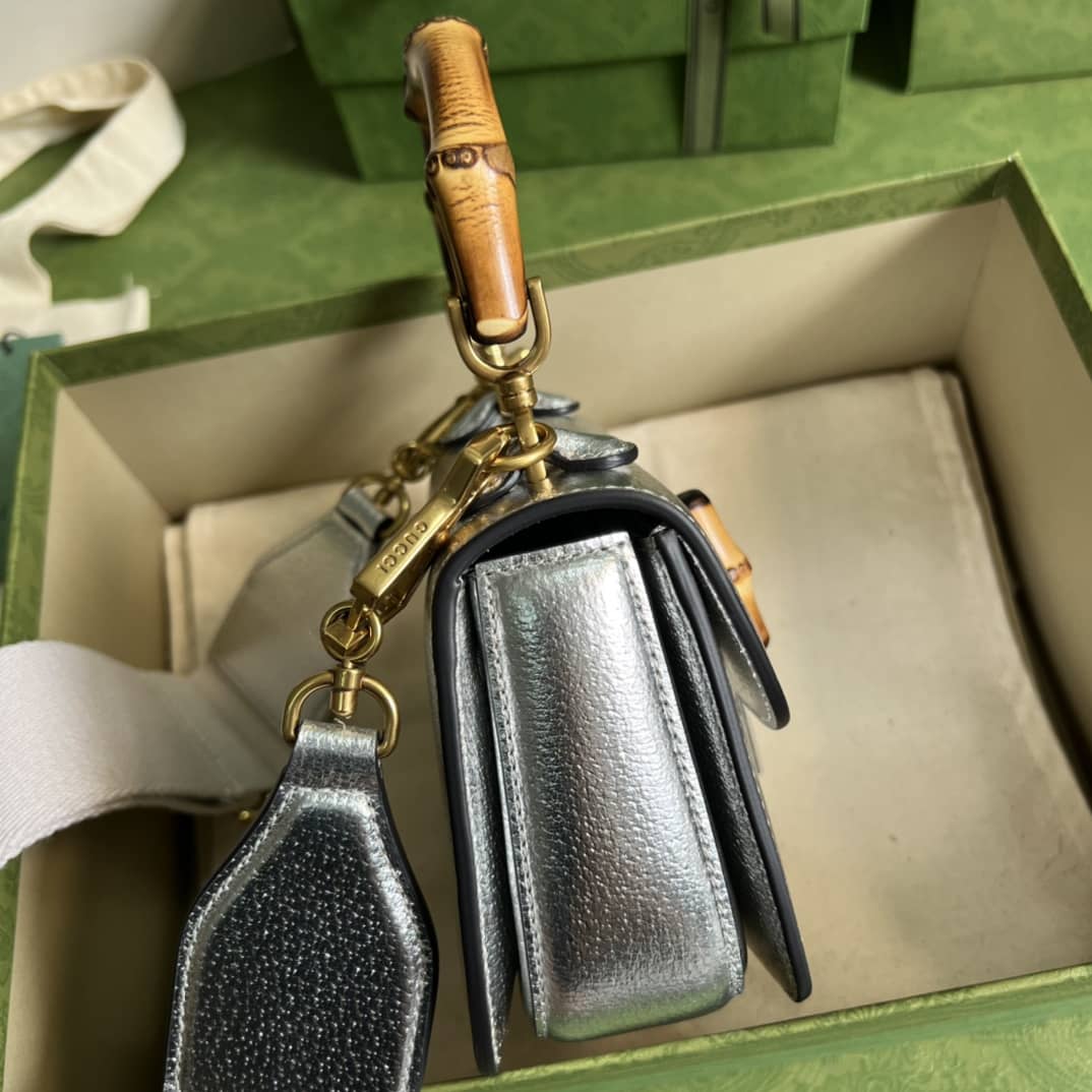 Gvc*1 Bamboo 1947 Mini Top Handle Shoulder Bag 686864 Replica