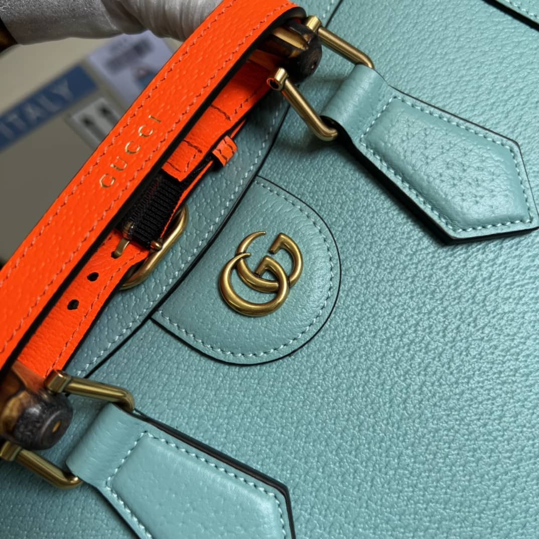 Gvc*1 Diana Small Tote Blue 702721 Replica Bag