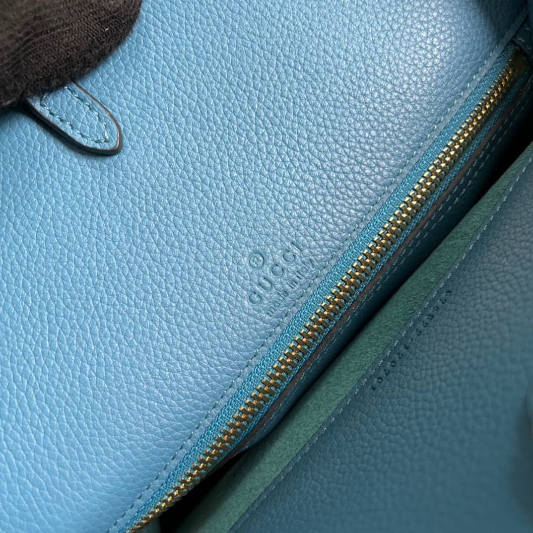 Gvc*1 Small Leather Tote With Gvc*1 Logo 674822 Replica Bag