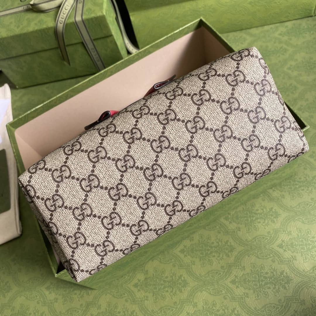 Gvc*1 GG Svp*me Children Ladybug Canvas Tote Replica 666288