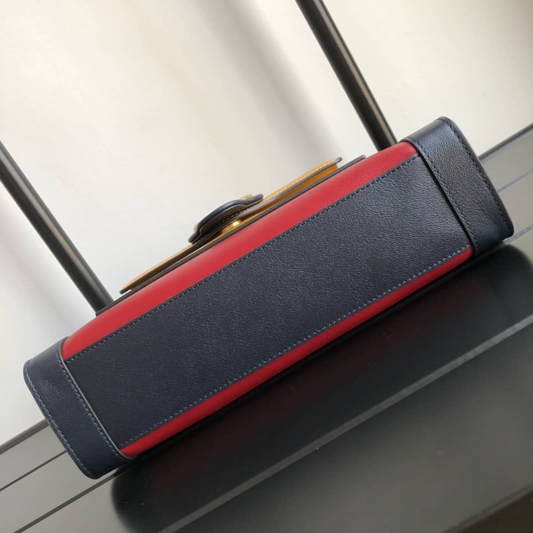 Gvc*1 Small Shoulder Bag With Double G Replica Blue 648999